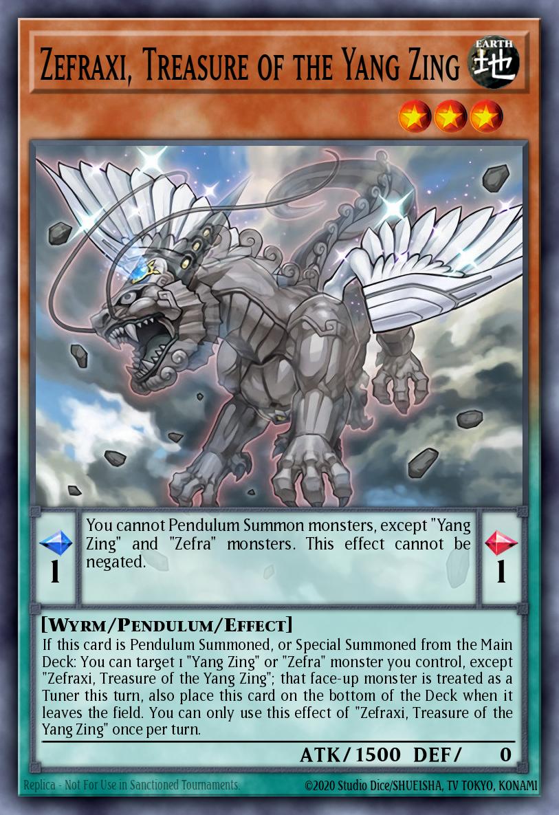 Zefraxi, Treasure of the Yang Zing