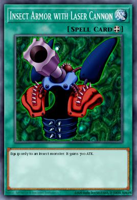 Insect Armor with Laser Cannon