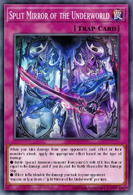 Split Mirror of the Underworld