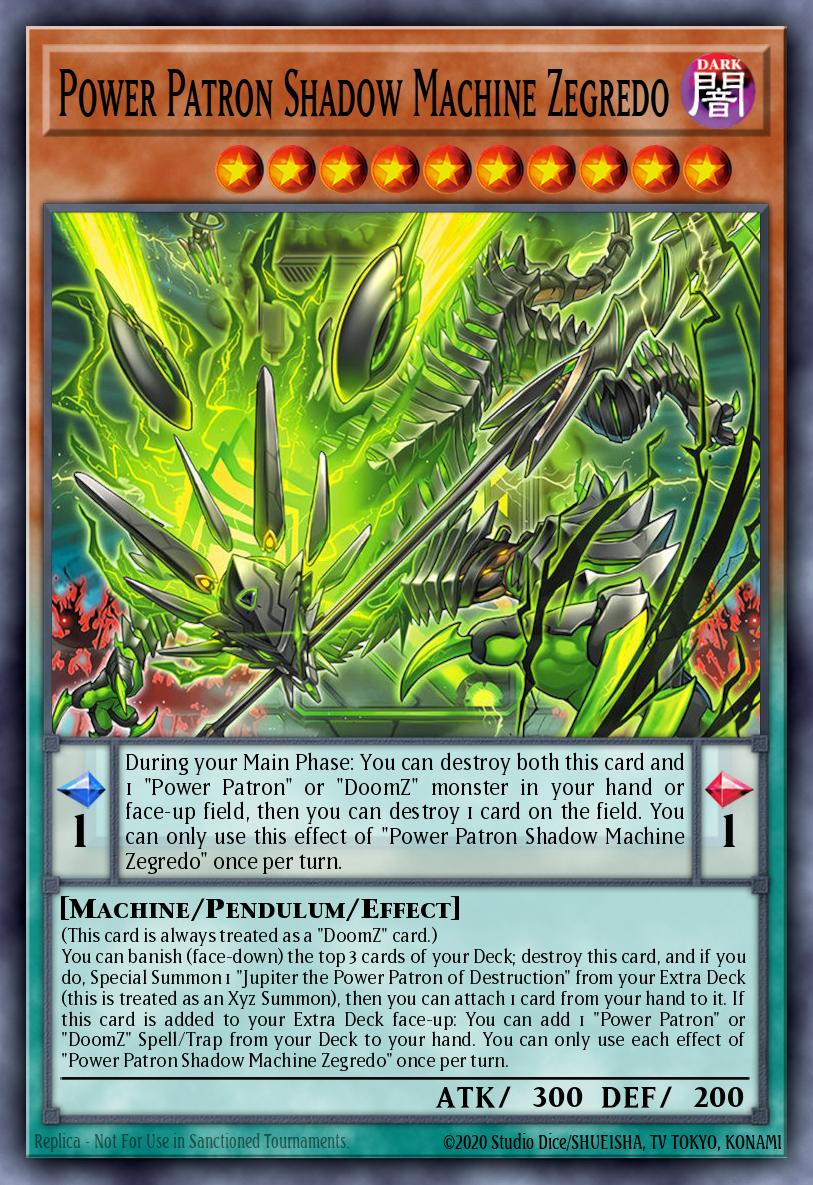 Power Patron Shadow Machine Zegredo