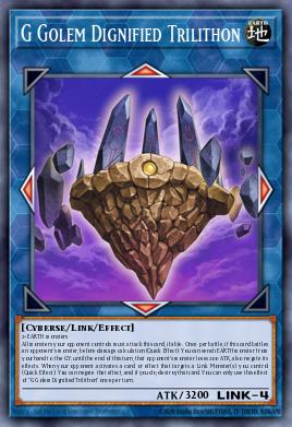 G Golem Dignified Trilithon
