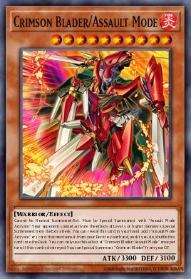 Crimson Blader/Assault Mode