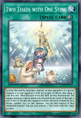 Two Toads with One Sting