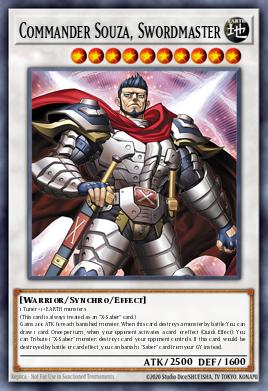 Commander Souza, Swordmaster